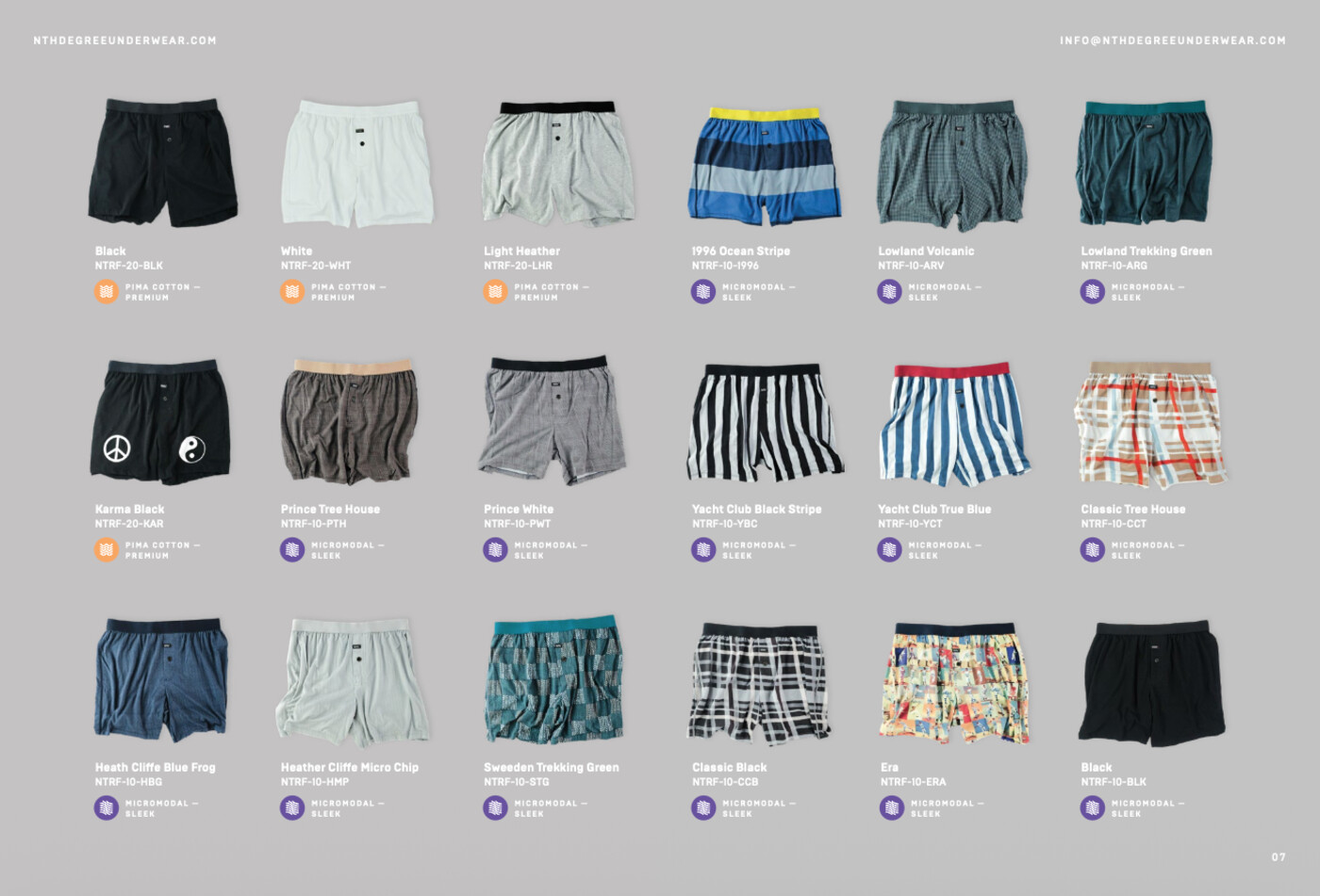 Nth Degree Tailor Fit Boxer collection overview